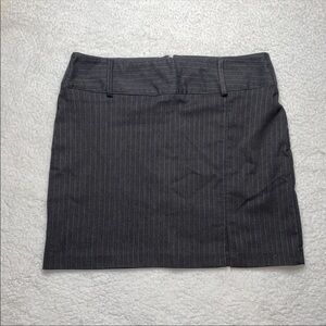 Mini Micro skirt Pinstripe Gray Size 7 Y2K 90’s